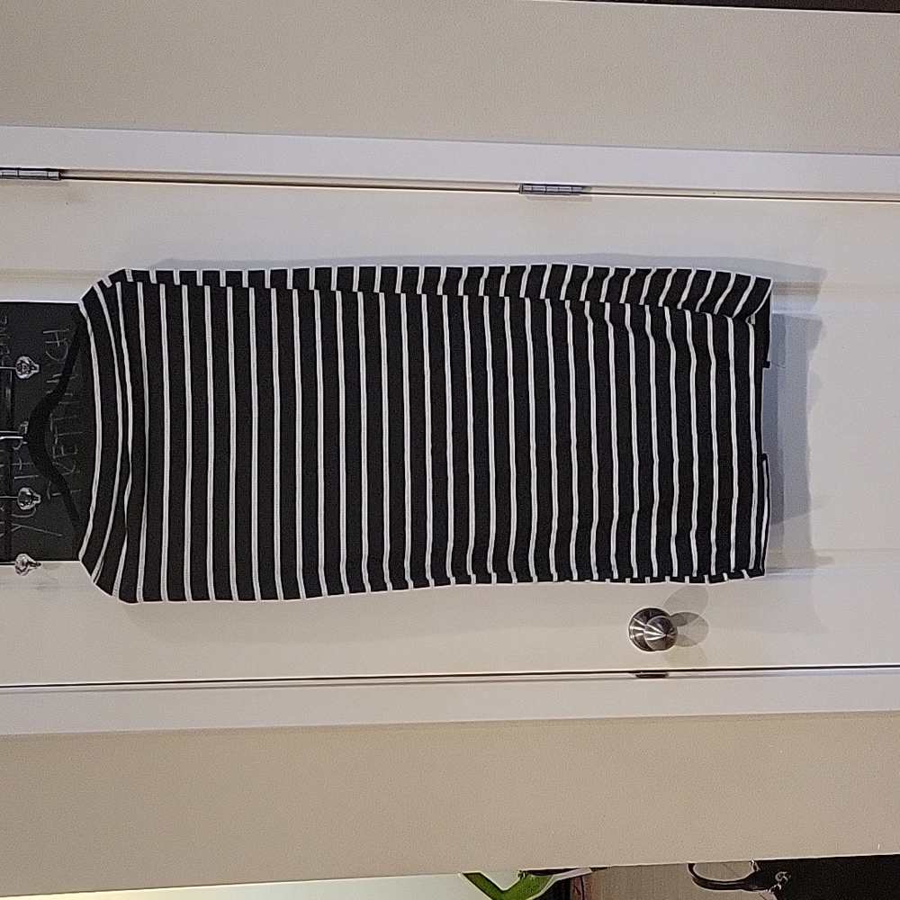 JOE B stripe maxi skirt